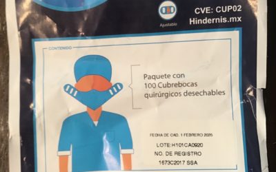 Mascarillas defectuosas