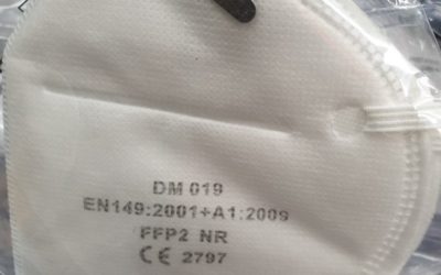 Alerta sanitaria. Mascarillas higiénicas y de protección tipo EPI