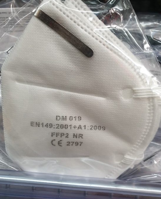 Alerta sanitaria. Mascarillas higiénicas y de protección tipo EPI