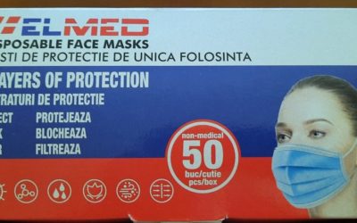 Mascarillas de protección tipo EPI