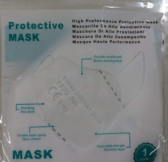 Mascarillas higiénicas y mascarillas de protección tipo EPI