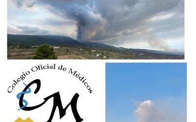 El Colegio de Médicos de la provincia de Santa Cruz de Tenerife organiza una campaña de donación a favor de los afectados del volcán de la isla de La Palma