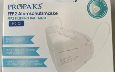 Mascarillas de protección tipo EPI