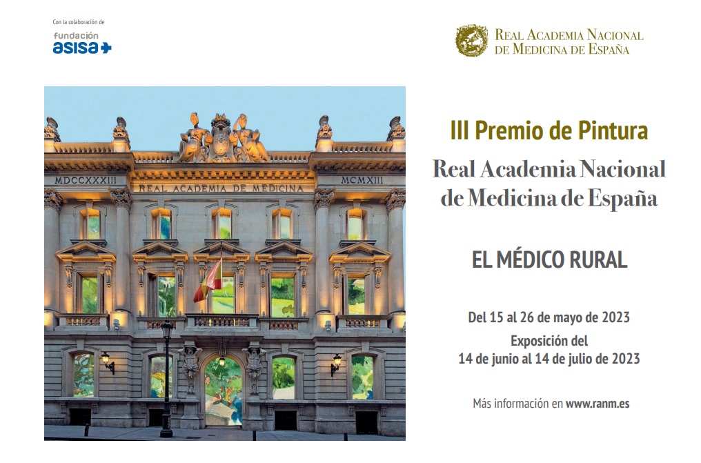 «El Médico Rural» tema del convocado III Premio de Pintura de la Real Academia Nacional de Medicina de España 