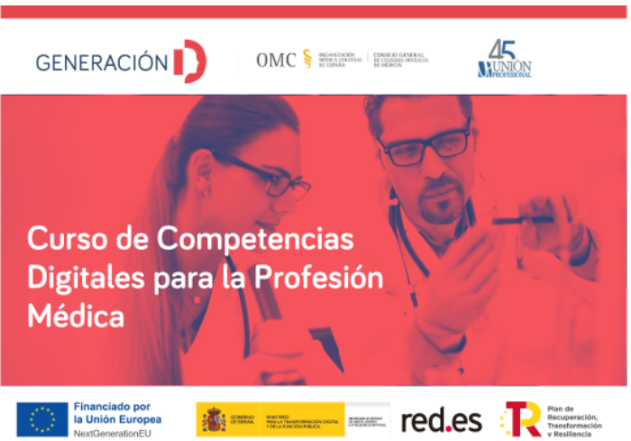 Programa Formativo gratuito en Competencias Digitales con acreditación europea para profesionales colegiados.