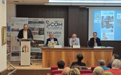 Presentado en el salón de actos colegial: Cuenca Río, proponiendo redescubrir los caminos de agua de la ciudad desde el patrimonio y la salud