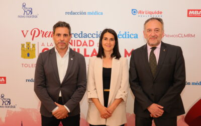 Entrega de los V Premios Redacción Médica a la Sanidad de Castilla-La Mancha.
